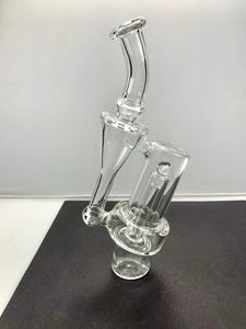 Puffco Pebble Chimney Peak Collector est équipé d'un verre transparent et d'une double couche