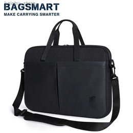 Autres accessoires d'ordinateur Bagsmart Sac d'ordinateur portable de 15,6 pouces Sac à ordinateur Mlim ordinateur portable Boîtier de transport messager Sac à bandoulière Business Office de voyage Y240418