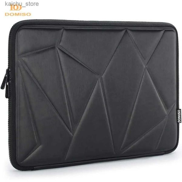 Otros accesorios de computadora DOMISO 10 13 14 15.6 pulgadas de choque resistente a la computadora portátil Case protector de protección Bolsa portátil impermeable para MacBook Acer HP Black Y240418