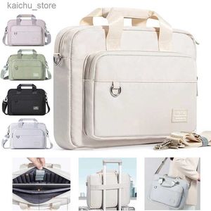 Autres accessoires d'ordinateur Men Femmes Sac à épaule ordinateur portable 13 14 15,6 pouces pour MacBook Air Pro 13.3 15 M3 Pro 14,2 16 m2 Acer Asus Toshiba Microsoft Surface Y240418