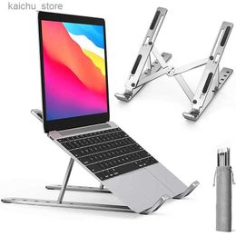 Andere computercomponenten Aluminium legering Laptop Stand Verstelbare vouwbare draagbare Laptop Standhift- en koelstandaard Anti -slip Y240418