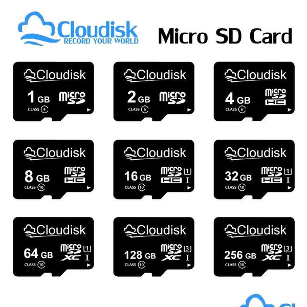 Otros componentes de computadora Cloudisk Tarjeta Micro SD 1Gb 2Gb 4Gb 8Gb 16Gb 32Gb 64Gb 128Gb Entrega de memoria Computadoras Redes Comput Dhdhc