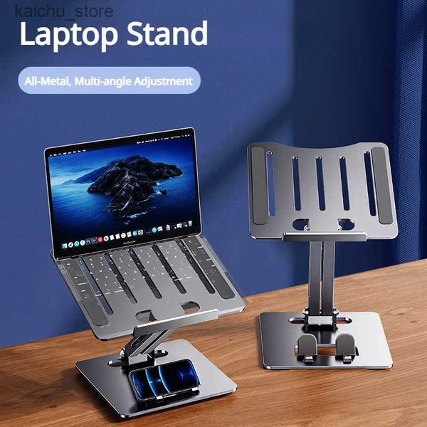 Autres composants d'ordinateur Stand d'ordinateur portable Oatsbasf Aluminium Stand de support d'ordinateur pliable support de tablette Projecteur Poste de support de support de bureau réglable Y240418