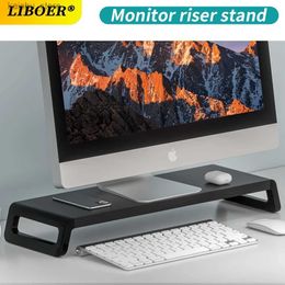 Autres composants d'ordinateur Universal Monitor Stand Riser Metal and ABS Plastic Plastic PC PC Screen Sleptder Stand avec Organizer Desktop Monitor Riser Y240418