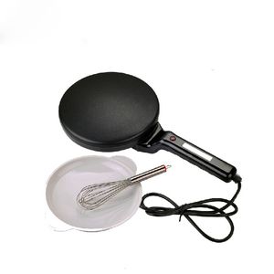 Other Cookware Non-stick Electric Crepe Pizza Maker Pancake Machine Griddle Baking Pan Cake Machine Kitchen Cooking Tools with Egg Beater 230605