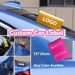 Otras pegatinas decorativas 1pcs Custom Creative Cartoon Fun Sticker de autos personalidad Etiqueta de etiqueta Cuerpo 230816
