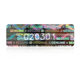 Overige decoratieve stickers 280550 stuks hologram veiligheidszegel stickers laser fraudebestendig origineel echte labels garantie ongeldig holografisch aangepaste sticker 231005