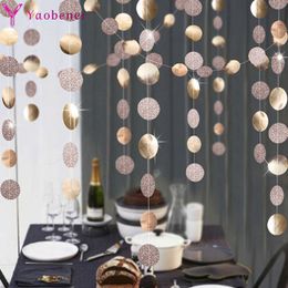 Otras pegatinas decorativas 4M Twinkle Paper Garland 1st 1 2 3 4 5 18 21st 30 40 50 60 Year Happy Birthday Party Decoration Adult Kids Boy Girl BabyShower 221011