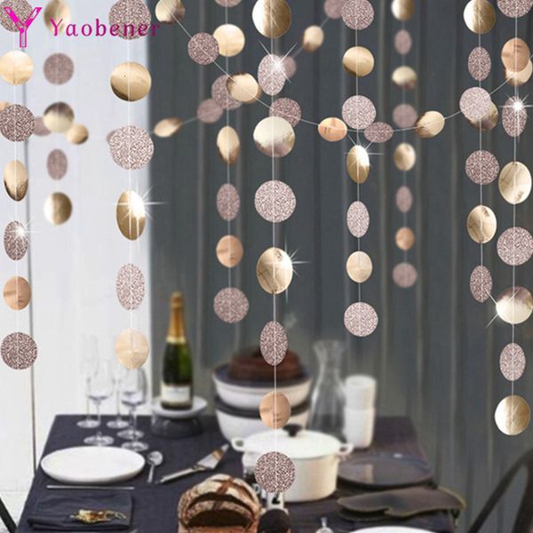 Autres autocollants décoratifs 4M Twinkle Paper Garland 1st 1 2 3 4 5 18 21st 30 40 50 60 Year Happy Birthday Party Décoration Adulte Enfants Garçon Fille BabyShower 221011