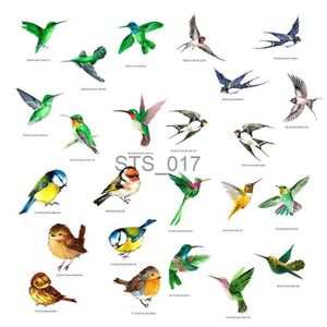 Andere decoratieve stickers Vogel Antibotsingswaarschuwingssticker behang 3D Statische sticker Glassticker Lijmvrije PVC-folie Glasfolie-accessoire x0712