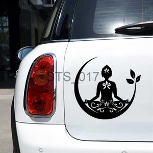 Autres autocollants décoratifs Bouddha Chakra Peace Love Good Vibes Vinyl Sticker Car Window Decor Zentangle Mandala Laptop Decals pour Apple Macbook Pro / Air x0712