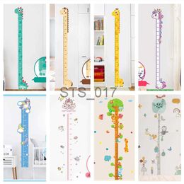 Andere Decoratieve Stickers Cartoon Dieren Hoogte Maatregel Muursticker Eenhoorn Dinosaurus Behang Voor Kinderkamer Kwekerij Kind Groei Heerser Groeigrafiek x0712