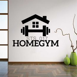 Autres autocollants décoratifs Cartoon Gym Décoration Vinyle Stickers Muraux Pour Salles De Fitness Décor Gym Autocollant Sticker Papier Peint adhesivo gimnasio x0712