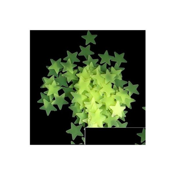 10000Pcs Noctilucent Stars Home Wall Glow In The Dark Star Vente Drop Dhtxt