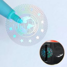 Andere decoratieve stickers De ronde transparante sticker Tamper evident labels Hoge veiligheidsstickers Ongeldig label Garantiezegel Holografische stickers 0,8 inch 231005