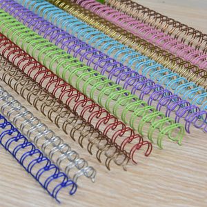 Other Desk Accessories 100pcs50pcs Metal YO Double Coil Calendar Binding Notebook Spring Book Ring Wire O A4 Binders 230707