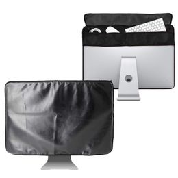 Autres accessoires de bureau 21 pouces 27 noir polyester écran d'ordinateur protecteur anti-poussière avec doublure intérieure douce pour Apple iMac écran LCD LA001 221111