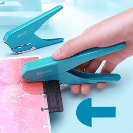 Otros accesorios de escritorio Creative Mushroom Hole Shape Punch para H Planificador Anillo de disco DIY Cortador de papel Ttype Puncher Craft Machine Oficinas Papelería 230926