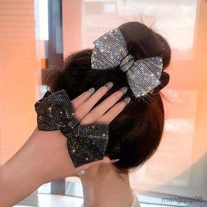 Andere Diamond Hair Ring Golvend haar Tie Glanzend hoofd Flower Tie Hair Rubber Girl Women Head Rope