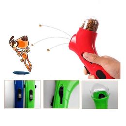 Autres fournitures pour chiens 100pcs Pet Treat Launcher Pets Food Spray Gun Alimentation Catapt Chiens Chats Jouets interactifs en plein air Drop Livraison Accueil Dhmcs