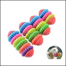 Andere honden levert molaire stick tanden glijdende anti -bijtenwiel Colorf Rotary Ring Tpr Pet Toys 1195 V2 Drop Delivery Home Garden DHJL6