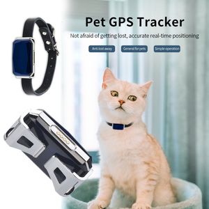 Overige hondenbenodigdheden Multifunctioneel Huisdier Smart G12 GPS Tracker Mini Anti Verloren Halsband Waterdichte Locator Tracer Device Voor Kat Huisdieren Accessoires 230715