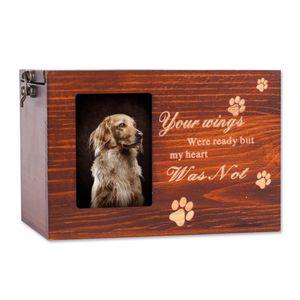 Andere hondenbenodigdheden huisdier herdenkingen voor of kattenas houten gepersonaliseerde begrafeniscrematie urn met p o frame bewakingsgeheugenbox l dhavh