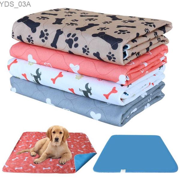 Autres fournitures pour chiens Coussin d'urine réutilisable pour animaux de compagnie Tapis de couche lavable pour chat 3 couches absorbantes pour chiens Coussinets de couches pour animaux de compagnie pour canapé-lit YQ240227