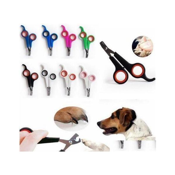 Autres fournitures pour chiens en acier inoxydable animaux de compagnie coupe-ongles chiens chats ongles ciseaux tondeuse toilettage pour animaux de compagnie pour Ealth LXL1199Y Drop Livraison OTMDG