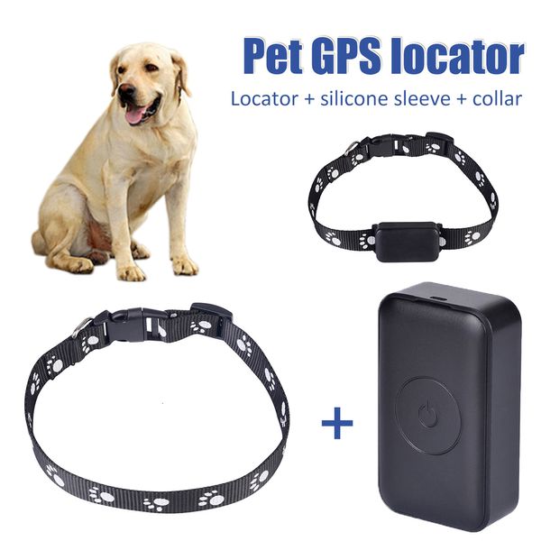Autres fournitures pour chiens USB charge GBS Tracker collier pour chat animaux de compagnie dispositif de suivi GSM AGPS LBS SOS moniteur enregistreur enfants âgés 230720