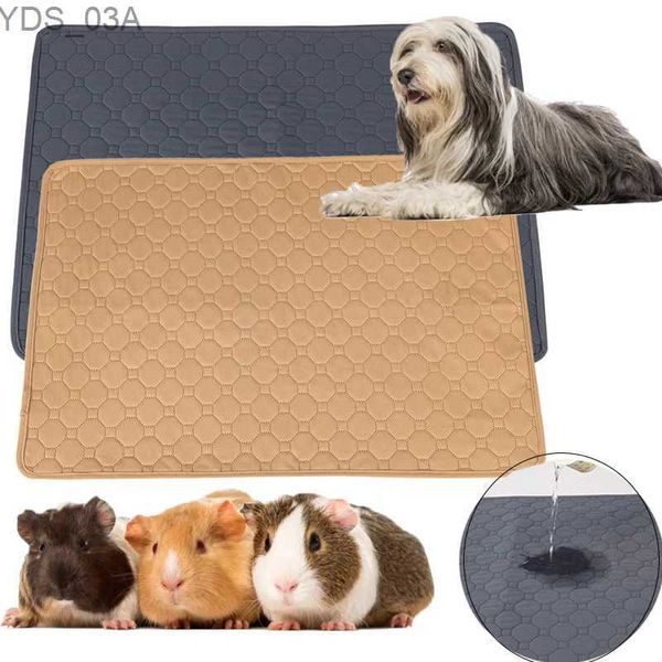 Autres fournitures pour chiens Lavable Cochon d'Inde Lapin Cage Tapis de couche imperméable Hamster Literie Pee Pad pour chat grand chien YQ240227