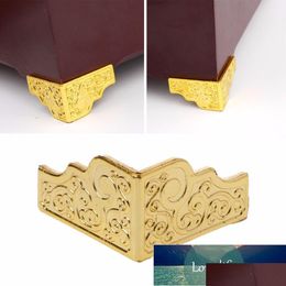 Andere deurbeslag 20 stuks gouden sieradendoos houten kist decoratieve voeten been hoekbeschermer meubels plastic drop levering huis tuin