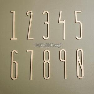 Autre quincaillerie de porte marque 1 pièce 70mm/2.76 ''laiton pur numéro de maison adresse chiffres 0-9 Plaque signe appartement dortoir signes