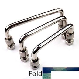 Other Door Hardware Stainless Or Iron Industrial Handle U-Shape Folding Toolbox Spring Suitcases Equipment Knobs Household Drop Deli Dh4Gd