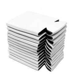 Autres boissons 30pcs néoprène canette de bière refroidisseur boisson tasse bouteille manchon isolant enveloppe couverture blanc 230825