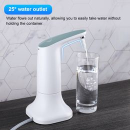 Andere drinkwaren Elektrische waterflespomp Automatische drankdispenser Oplaadbare USB-waterpomp LED-lichtgevende automatische schakelaar voor thuis Waterdispensers 230703
