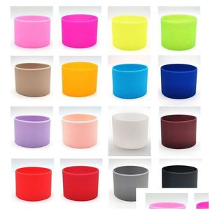 Autre Drinkware Mti-Color Antidérapant Outil Sile Anti-Scalding Cup Sleeve Anti Slip Insation Cups Holder Water Mug Protective Er Drop De Dhhkm