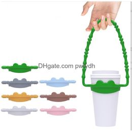 Andere drinkware waterflesgreep dier zachte sile sling riemhouder met fits de meeste 8-40oz flessen compatibel voor Stanleay Cup ac otcne