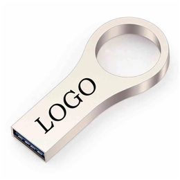 Otras unidades de almacenamiento 2.0 8/16/32/64 GB Logo Bk Pen Drive 32 GB USB Flash Mini Metal Memory Drop Delivery Computadoras Redes Otsaa