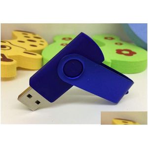 Autres lecteurs Stockages Promotion Pendrive 64 Go 128 Go 256 Go pour clé USB cadeau bon disque U style de rotation bâton de mémoire avec F Dr Otkl8