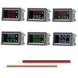 Andere elektrische Instrumente Großhandel DC 100V 10A Voltmeter Amperemeter Blau Rot LED Amp Dual Digital Voltmeter Gauge Drop Lieferung von Ot82R