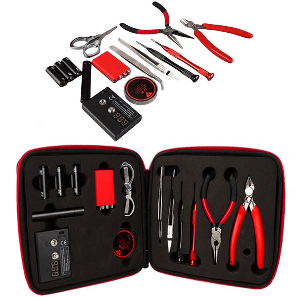 Autres électroniques 11 en 1 Kit d'outils de bricolage Bobine Jig Pince à épiler Pince Ohm Testeur Réparation Enroulage Ensemble avec sac de rangement