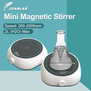 Andere elektronische componenten Joanlab Mini Magnetic Rirrer Laboratory Lablant Mixer met roerbalk 230816