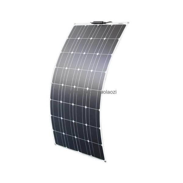 Autres électroniques Kit de panneaux solaires flexibles 12V 100W 200W 300W Panneaux avec contrôleur pour bateau voiture RV et chargeur de batterie Drop Deliver Dhnrh