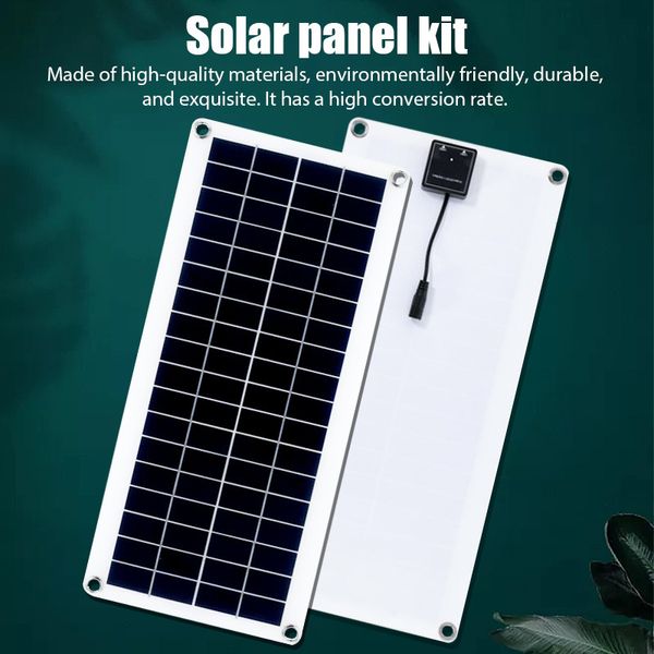 Autres appareils électroniques 300W Panneau solaire 12V Cellule solaire 60A Contrôleur Panneau solaire pour téléphone RV Voiture MP3 PAD Chargeur Alimentation de batterie extérieure 230715