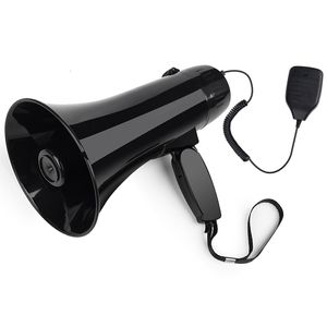 Autres appareils électroniques Puissance de 35 watts Mégaphone portable Ser Bullhorn Microphone à main Sirène intégrée Clé USB Enregistrement 240S 230719