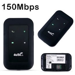 Overige elektronica 4G LTE Router Pocket WiFi Repeater Signaalversterker Netwerkexpander Mobiele spot Draadloos Mifi Modem SIM-kaartsleuf 230927