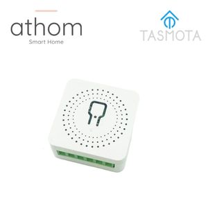 Autres appareils électroniques Athom Smart Home préflashé TASMOTA Mini relais commutateur 3 voies 16A 230927