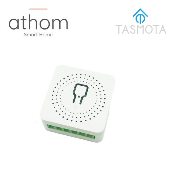 Autres appareils électroniques Athom Smart Home préflashé TASMOTA Mini relais commutateur 3 voies 16A 230927