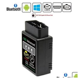 Andere elektronica Bluetooth Auto Scanner Tool Obd Elm327 V2.1 Geavanceerde Mobdii Obd2 Adapter Bus Check Engine Diagnostische codelezer Dr Dhf82